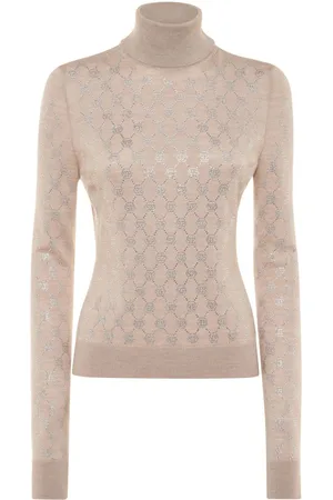 Philipp Plein Trøje med krystaludsmykning og monogram