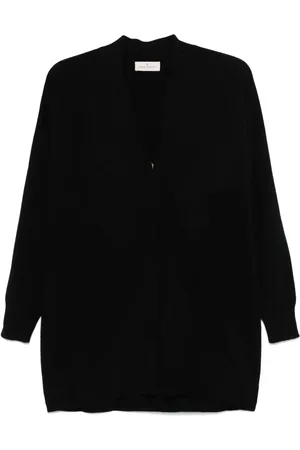 BRUNO MANETTI Ribstrikket cardigan