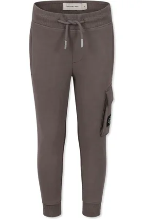 Calvin Klein Joggingbukser med logoapplikation
