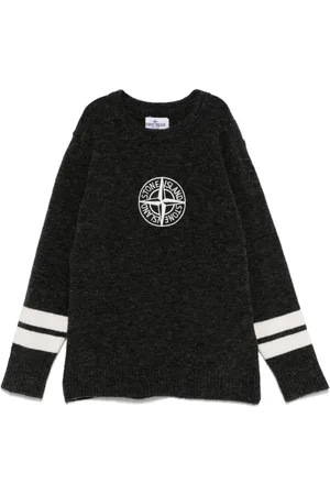 Stone Island Sweater med kompasmotiv