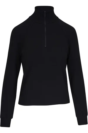 Majestic Sweatshirt med lynlås-krave