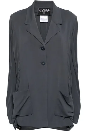 CHANEL Enkeltradet blazer fra 1998