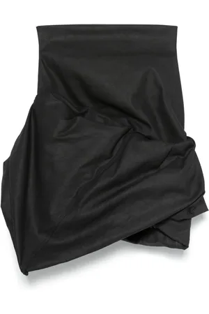 Rick Owens Kort draperet nederdel