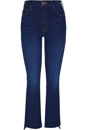 Mother Jeans med high-low-søm