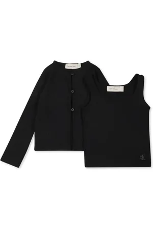 Calvin Klein Sæt med cardigan og tanktop med logobroderi