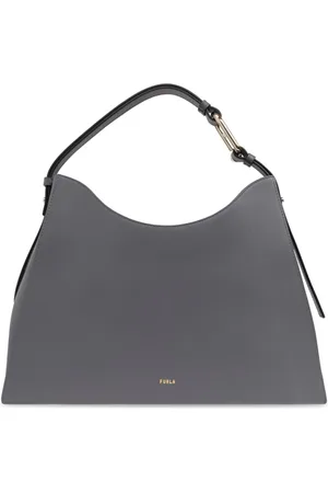 Furla Skuldertaske i læder med Arch-motiv