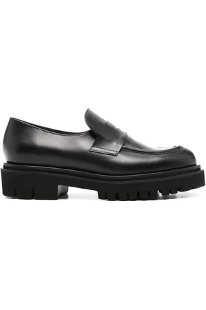 ANNA F. Loafers i læder