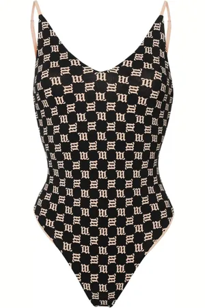 MISBHV Badedragt med monogram-mønster