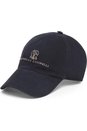 Brunello Cucinelli Kasket med broderet logo
