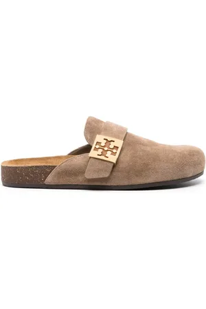 Tory Burch Mules med logoplade