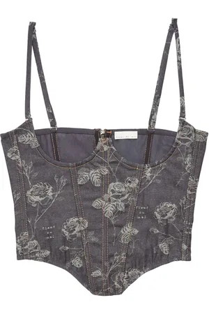FLEUR DU MAL Bustier i jacquard uden skål