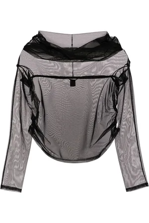 Kiki de Montparnasse Top i tyl med off-shoulder-snit