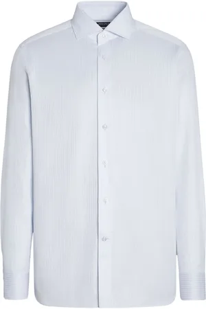 Ermenegildo Zegna Stribet skjorte