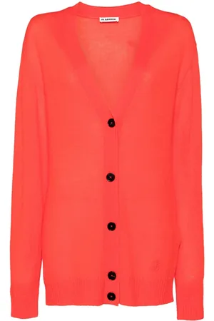 Jil Sander Jil Sanda+ cardi-frakke med logobroderi