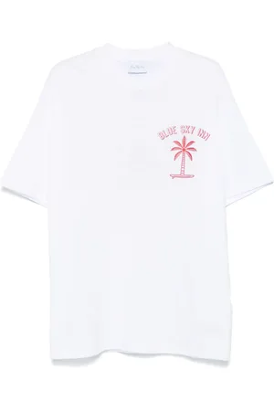 BLUE SKY INN T-shirt med Surf Palm-tryk