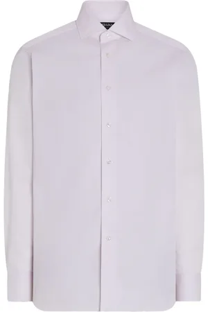 Ermenegildo Zegna Stribet skjorte