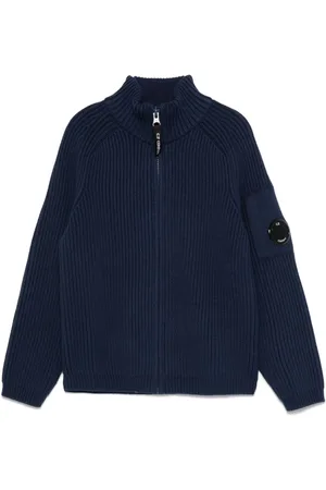 C.P. Company Cardigan med linsedetalje