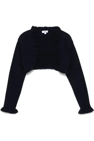 SIOLA Cardigan med flæsekant