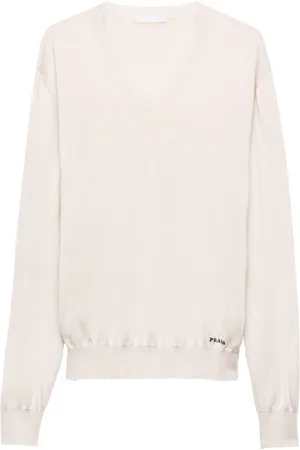 Prada Sweater med V-hals