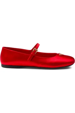 Prada Ballerinaer med satin-finish