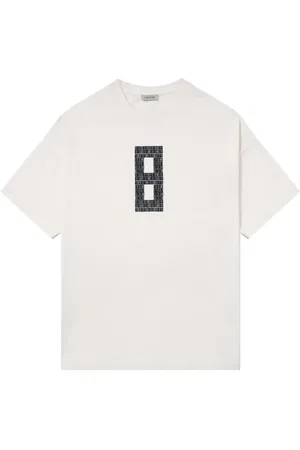 FEAR OF GOD T-shirt i mesh med nummertryk