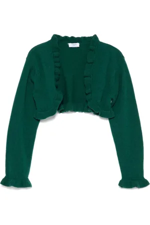SIOLA Cardigan med flæsekant