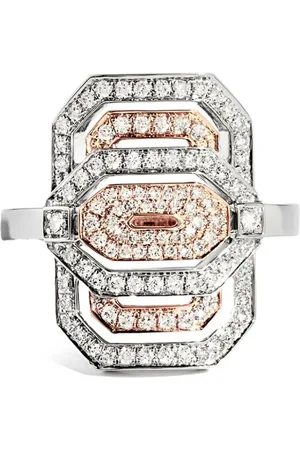 Statement My Way ring i 18 karat rosaguld med diamant
