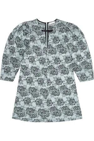 Ganni Kort kjole i jacquard