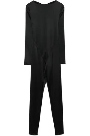 MAISON CLOSE Langærmet jumpsuit med åben ryg