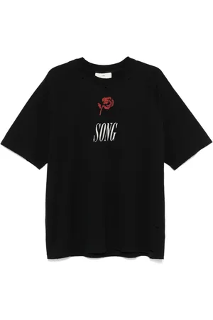 SONG FOR THE MUTE T-shirt med Song-tryk