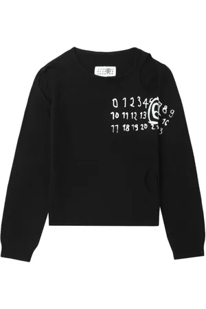 Maison Margiela Sweater med nummertryk