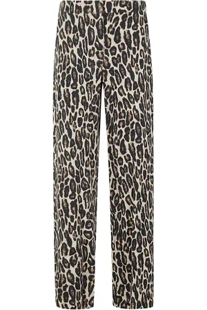 THEORY Bukser med leopardtryk