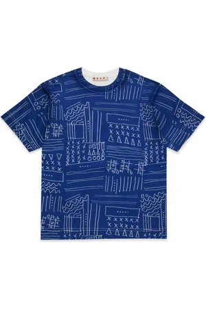 Marni T-shirt med grafisk tryk