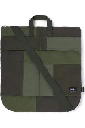 Comme des Garçons X Porter messenger-taske med patchwork