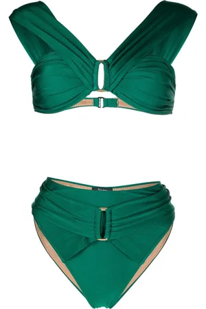 Noire Swimwear Bikini med off-shoulder-snit og ruchet detalje