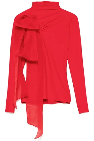 Atu Body Couture Bluse med sløjfedetalje