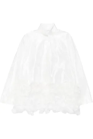 SHIATZY CHEN Oversize jakke med blondebroderi