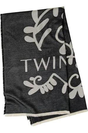 Twin-Set Tørklæde med logotryk