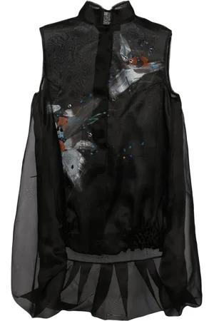 SHIATZY CHEN Libre collection vest med opretstående krave