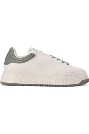 Emporio Armani Low-top sneakers med logoprægning