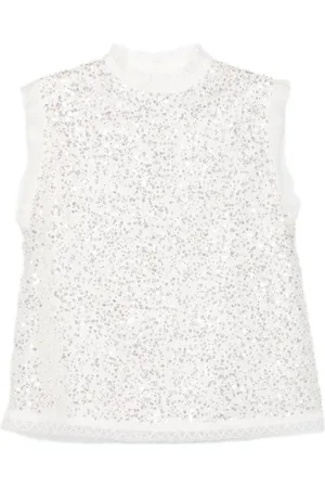 SHIATZY CHEN Libre collection top med pailletter