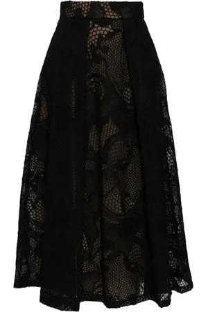 Elie saab Mellemlang broderet nederdel