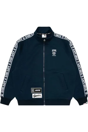 A Bathing Ape Sweatshirt med logo og lynlås