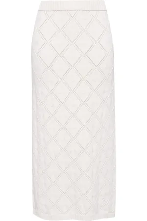 Elie saab Mellemlang nederdel i strik