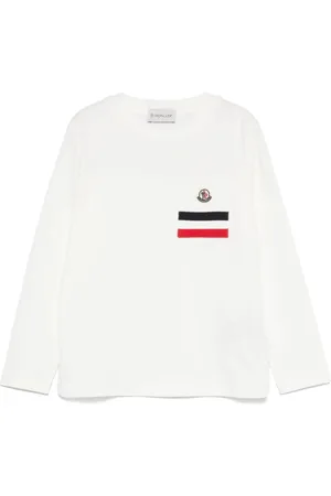 Moncler Langærmet T-shirt med lommedetalje