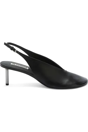 Jil Sander 65mm læderpumps