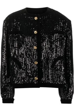 Blazé Milano Gliss bolero-jakke med pailletter