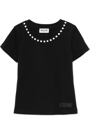 Moschino T-shirt med logobroderi