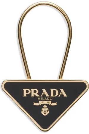 Prada Nøglering med trekantet logo