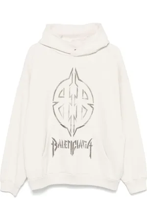 Balenciaga Metal BB stencil-hættetrøje